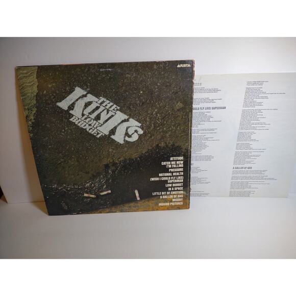 The Kinks Low Budget Vinyl LP Record Pop Rock Wish I Could Fly Like) Superman - Picture 5 of 5